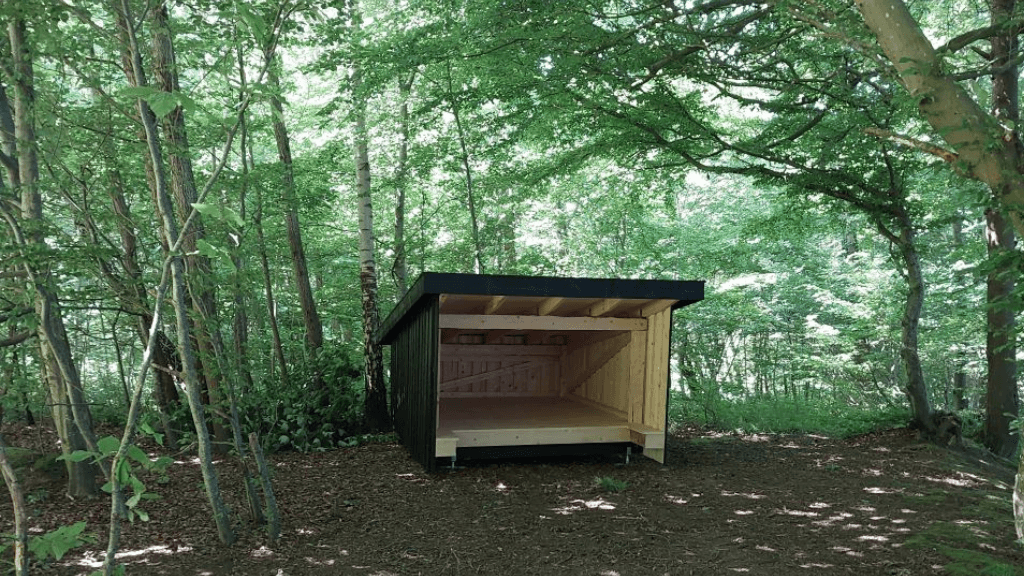 mini shelter camp at Bergs plads