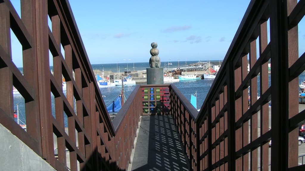 Trappen (stairway b/w the town and the port)