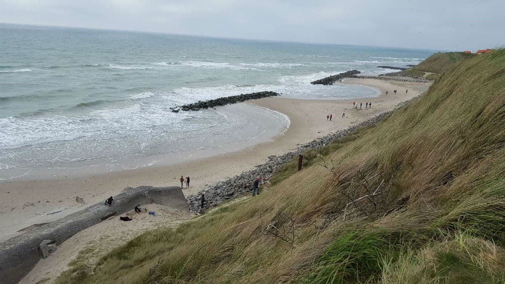 The beach in Lønstrup