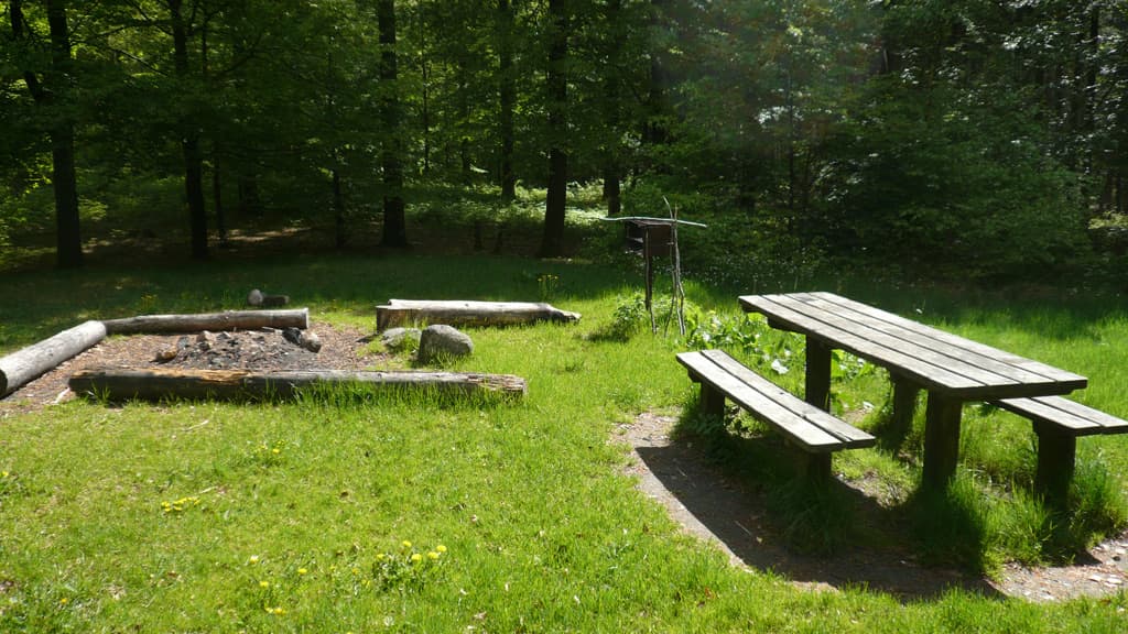 Flyverpladsen campsite by Store Økssø 