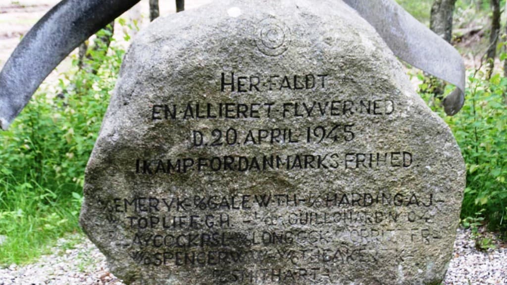 The Airmen´s Stone in Torstedlund forest