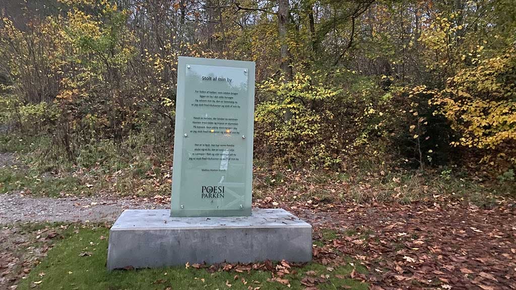 The Poetry Park in Frederikshavn