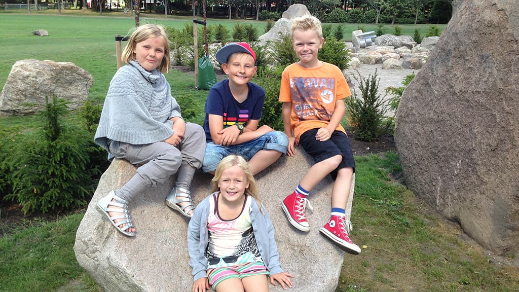 Troldeparken in Vejen and "The singing stones"