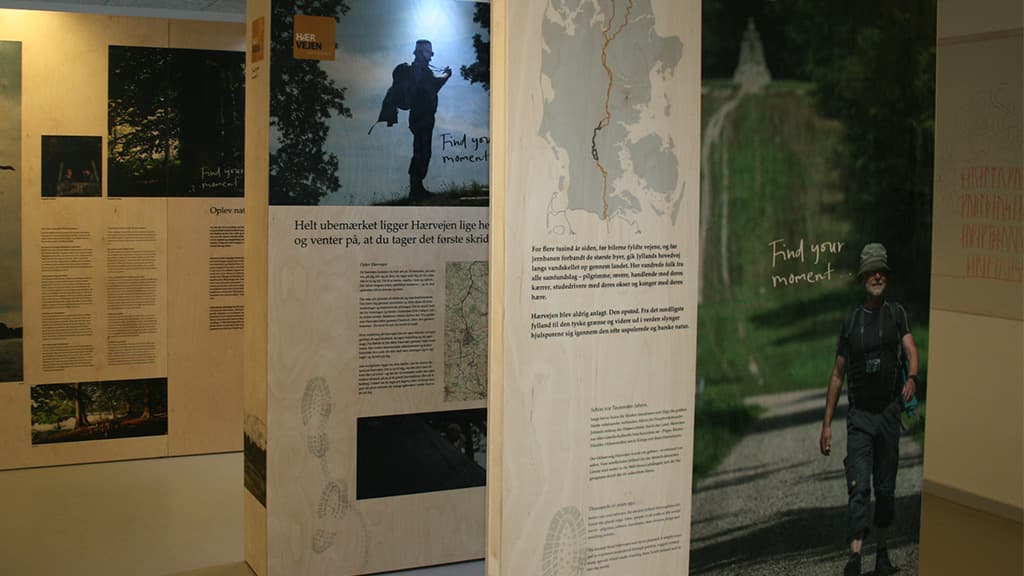 Ancient Road exhibition in Bække