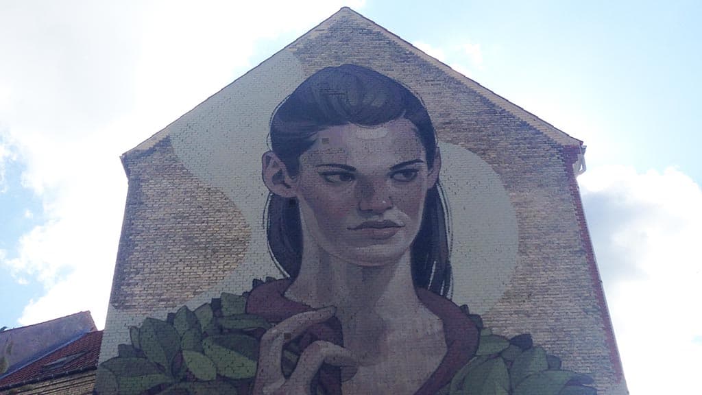 Street art - Aryz - Lindholmssti 2