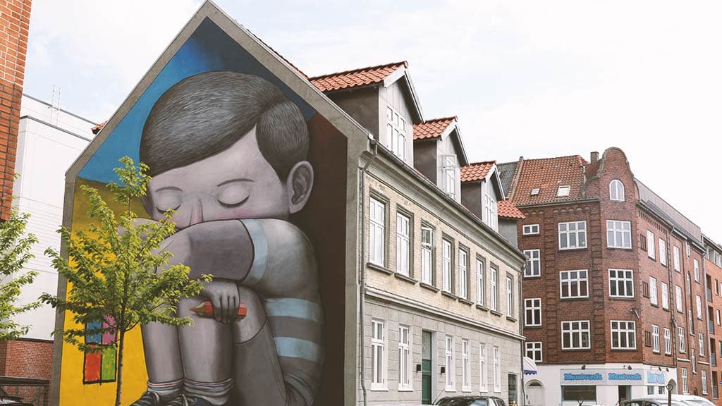 Street art "Out in the Open" - Seth – Østerbro 41
