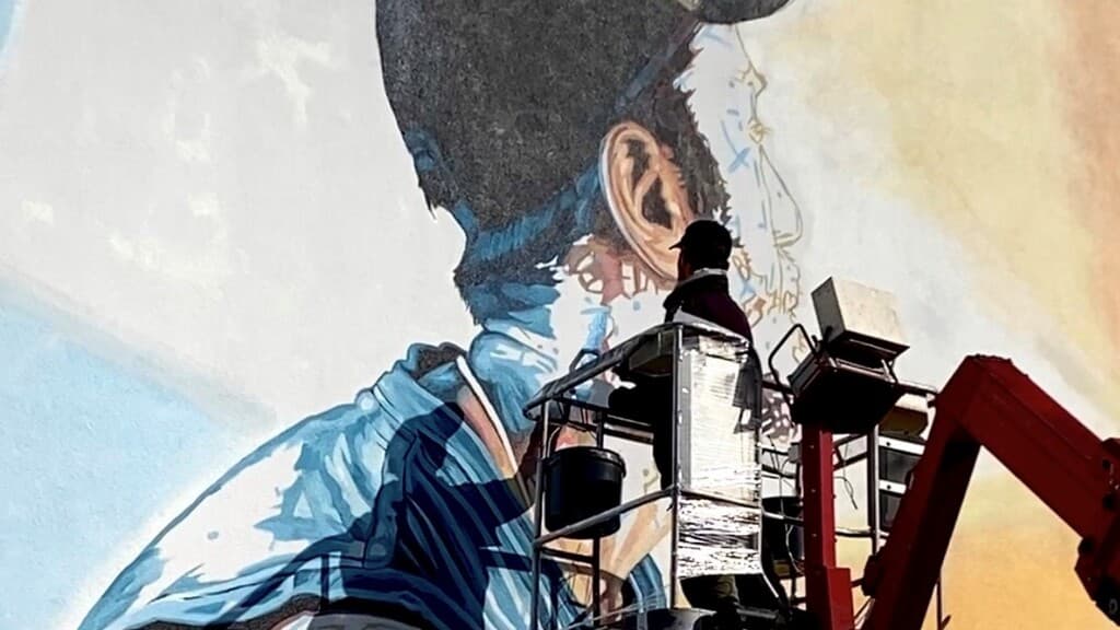 Street art "Out in the Open" - Christian Blanxer - Nyhavnsgade 7