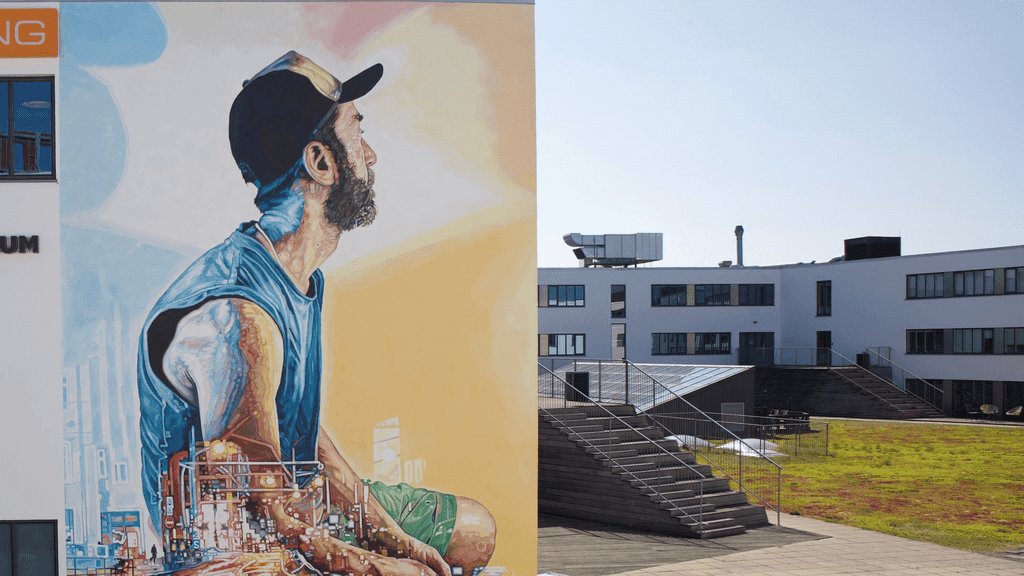 Street art "Out in the Open" - Christian Blanxer - Nyhavnsgade 7