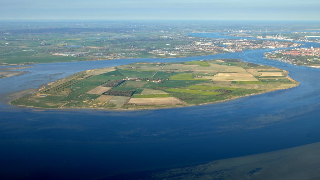Egholm from above