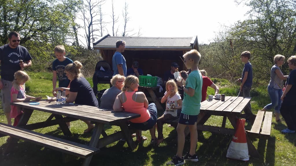 Free camping and shelter at Stendal Plantage