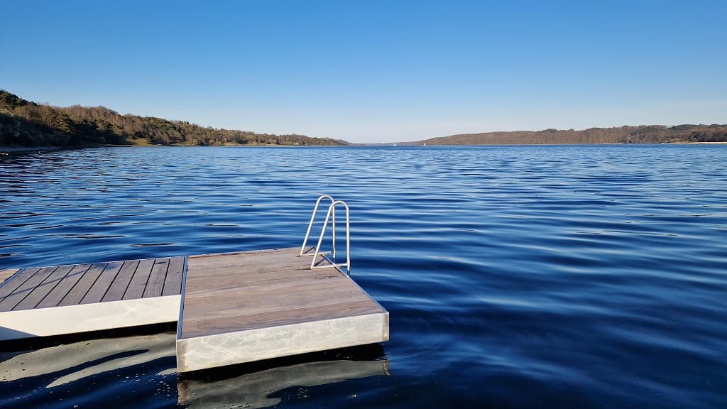 The circular bridge at Sildehagen, Hobro